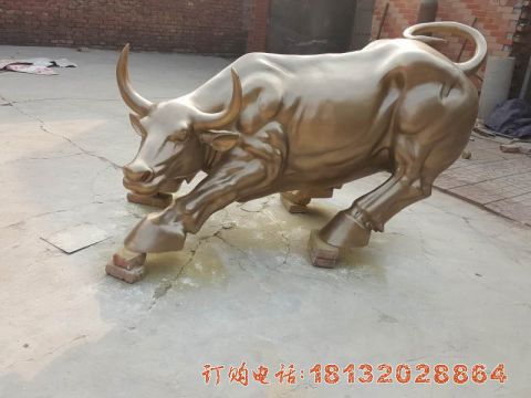 马来西亚定制的华尔街(jiē)铜牛竣工