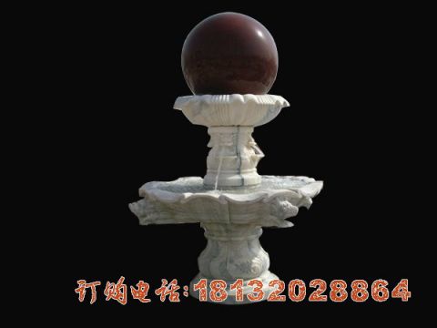 草(cǎo)白玉风水球石雕