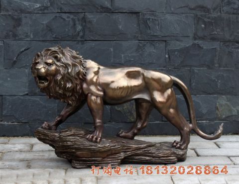 動物(wù)銅雕獅子